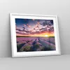 Gerahmtes Poster - Weißer Rahmen - Lavendel Berge Feld - Produktbild-Vorschau 8