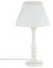 Lampada da comodino Leo in legno bianco 36 cm Anteprima dell’immagine prodotto 5