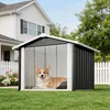 Hundehütte Outdoor XXL Metall 102x91x84cm Wasserdicht Produktbild-Vorschau 11