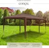 Pavillon ALMCHALET avec parois amovibles - 6 m Voir les images du produit 3