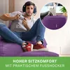 Green Bean® Sitzsack mit Rückenlehne + Hocker "Cozy+Stay" Produktbild-Vorschau 4