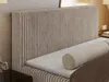 MKS MEBLE Boxspringbett 180x200 Hellbraun Cord, Produktbild-Vorschau 4