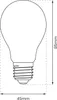 1W E27 LED-Filamentlampe, warme Lichtfarbe, Eco-Light Produktbild-Vorschau 2