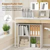 COSTWAY Bücherregal aus Holz, Bücherschrank mit 4 Fächern, Produktbild-Vorschau 5