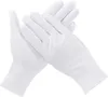 10 Paar Weiße Handschuhe Baumwolle, Größe XL, Stoff Produktbild-Vorschau 3