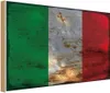 vianmo Holzschild 20x30 cm Italien Italy Rost Flagge Fahne Produktbild-Vorschau 1