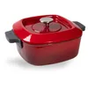 Woll Iron Kasserolle 24x24 cm, Farbe:Rot Produktbild-Vorschau 4