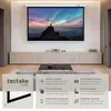 tectake Beamer-Leinwand manuell 72 Zoll 183cm Bilddiagonale Produktbild-Vorschau 2