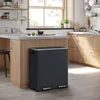 SONGMICS Mülleimer 60L mit Müllbeutel mit 2 Fächern 2 x 30 Produktbild-Vorschau 13