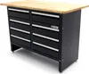 HBM Werkbank 120 cm mit 8 Schubladen, Arbeitsplatte aus Produktbild-Vorschau 3