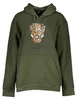 Damen Kapuzensweatshirt Grün | Gefüttert, Bedruckt, Produktbild-Vorschau 1