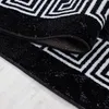 Kurzflor Teppich Wohnzimmer Schwarz 200x290 Rechteck Produktbild-Vorschau 5