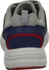 The back view of a navy and gray Skechers sneaker. Anteprima dell’immagine prodotto