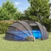 vidaXL Poolzelt Kuppel Transparent 538 x 440 x 204 cm Produktbild-Vorschau 2