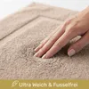 Lavea® 4er Set Badematte 50x80 cm, Badezimmerteppich 100% Produktbild-Vorschau 4