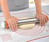 Antihafte Silikonmatte Silikon Backunterlage + Nudelholz Produktbild-Vorschau 2