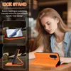 Hülle für Samsung Galaxy A57, Retro Kunstleder Ständer Produktbild-Vorschau 3