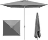 Sonnenschirm 3x3m quadratisch grau Garten Balkon knickbar Produktbild-Vorschau 3