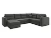 AX LIVING Canapé d'angle grand Lovere 314 Canapé gris foncé Voir les images du produit 2