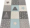 Kinderteppich Teppich Kinderzimmer Pastell Kariert Punkte Produktbild-Vorschau 4