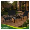 Gardlov 27601 Set da giardino - tavolo, panca, 2 poltrone, Anteprima dell’immagine prodotto 10