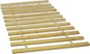 A slatted bed base, often called a slatted frame or bed frame, composed of parallel wooden slats supported by a metal frame. The image is taken from a slightly elevated angle. Podgląd zdjęcia produktu