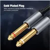 AUX Kabel 3.5mm auf 2x 6.3mm Klinke Stecker Klinkenkabel Produktbild-Vorschau 3