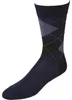 Nordpol Herrensocke Argyle-Muster marine Gr. 45-47 Produktbild-Vorschau 2