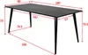 Venture Home Table Dipp Noir Voir les images du produit 9