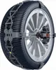 A snow chain is mounted on a car tire. Produktbild-Vorschau