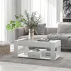 Tavolino da salotto 100 x 50 x 40 cm con piano in vetro, 2 Anteprima dell’immagine prodotto 4