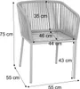 Gartengarnitur MCW-N41, Tisch+6xStuhl, wetterfest Alu Produktbild-Vorschau 7