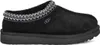 A black UGG slipper is shown from the side against a white background. Voir les images du produit