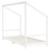 The Living Store Kinderbett Weiß 2x(90x200) cm Massivholz Produktbild-Vorschau 8