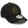NEW ERA Metallic Outline 9Forty NY blk met -BLK MET -BLK Podgląd zdjęcia produktu 4