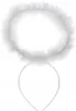 A white angel halo headband is shown against a white background. Anteprima dell’immagine prodotto
