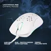 Deltaco GAM-108-W Deltaco Gaming Maus WM75 USB, RGB, weiß Productafbeelding-voorbeeld 2