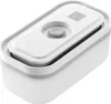 A white and gray food storage container set. Produktbild-Vorschau