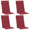 vidaXL Coussins de chaise de jardin pour hauts dossiers 4 Voir les images du produit 3