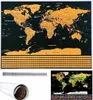 Mapa světa - stírací los s vlajkami Náhled obrázku produktu 1