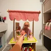 Marktstand Kinder aus Holz mit Markise und Zubehör 25 Teile Produktbild-Vorschau 3