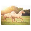 MuchoWow® Schreibtischunterlage Pferde - Gras - Sonne 60x40 Produktbild-Vorschau 1