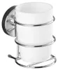 WENKO Bicchiere portaspazzolino Portadentifricio Bagno Anteprima dell’immagine prodotto 1