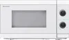 A white Sharp microwave oven is shown from the front against a white background. Anteprima dell’immagine prodotto