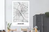 MuchoWow® Poster Karte - Deutschland - Rheine - Stadtplan Produktbild-Vorschau 2