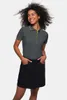 HAKRO Poloshirt Casual Damen #203 Gr. M anthrazit/kiwi Produktbild-Vorschau 5