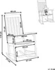 BELIANI Houpací křeslo světlé dřevo akát 66 x 77 x 110 cm Náhled obrázku produktu 7