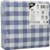 PAPSTAR Servietten 1/4-Falz, 33x33 cm blau/weiß, "Vichy Produktbild-Vorschau 2