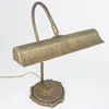 Bankerlampe 41 cm E14 Bronze aus Messing massiv Vintage Produktbild-Vorschau 5