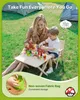 A mother and child are playing with building blocks outdoors, with tents in the background. Náhľad obrázku produktu